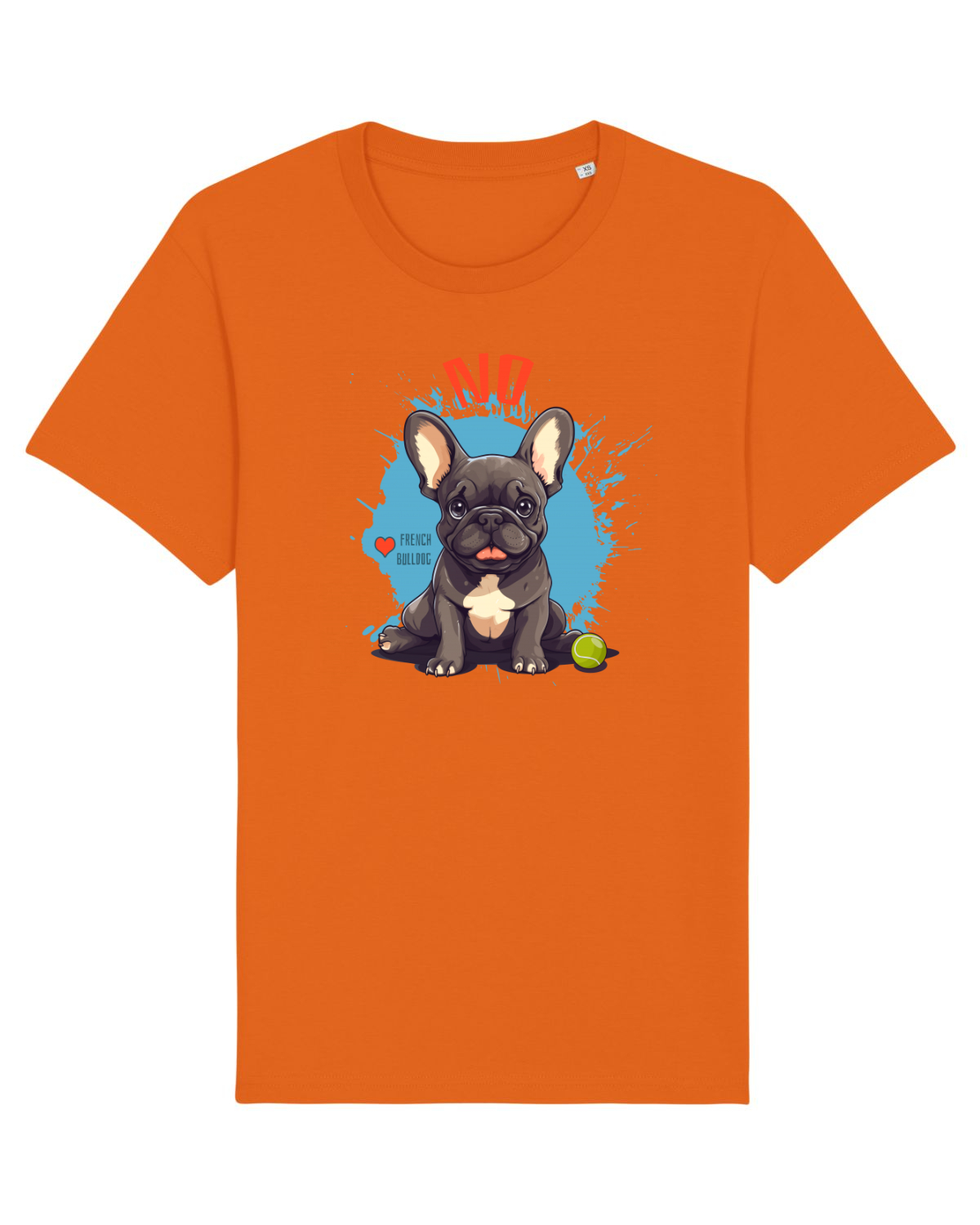 Tricou mânecă scurtă Unisex Rocker Bright Orange
