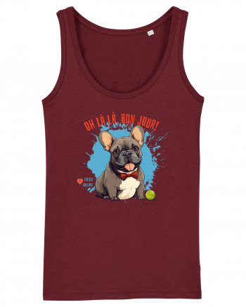 OH LA LA, BON JOUR -  French Bulldog Burgundy