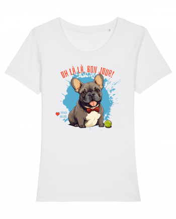 OH LA LA, BON JOUR -  French Bulldog White