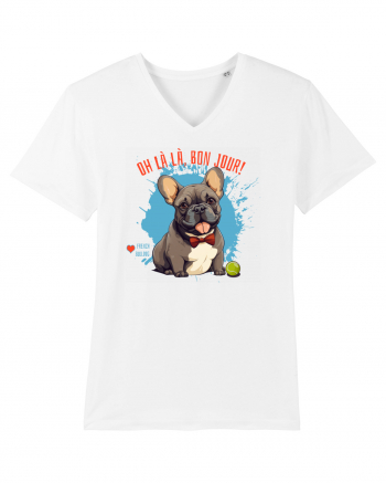 OH LA LA, BON JOUR -  French Bulldog White