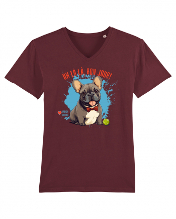 OH LA LA, BON JOUR -  French Bulldog Burgundy