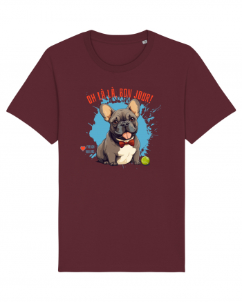 OH LA LA, BON JOUR -  French Bulldog Burgundy