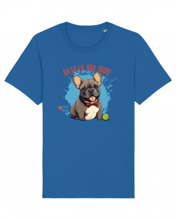 OH LA LA, BON JOUR -  French Bulldog Royal Blue