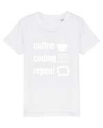 Funny Coding Tricou mânecă scurtă  Copii Mini Creator