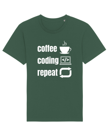 Funny Coding Bottle Green
