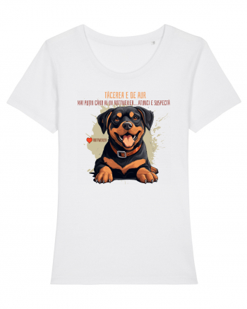 TACEREA E DE AUR - Rottweiller White