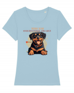 TACEREA E DE AUR - Rottweiller Tricou mânecă scurtă guler larg fitted Damă Expresser