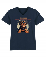 TACEREA E DE AUR - Rottweiller Tricou mânecă scurtă guler V Bărbat Presenter