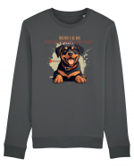 TACEREA E DE AUR - Rottweiller Bluză mânecă lungă Unisex Rise