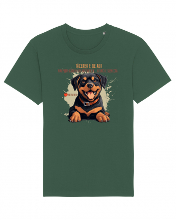 TACEREA E DE AUR - Rottweiller Bottle Green