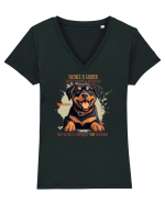 SILENCE IS GOLDEN - Rottweiller Tricou mânecă scurtă guler V Damă Evoker