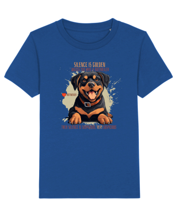 SILENCE IS GOLDEN - Rottweiller Majorelle Blue