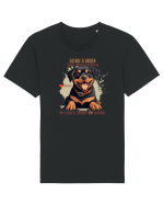 SILENCE IS GOLDEN - Rottweiller Tricou mânecă scurtă Unisex Rocker