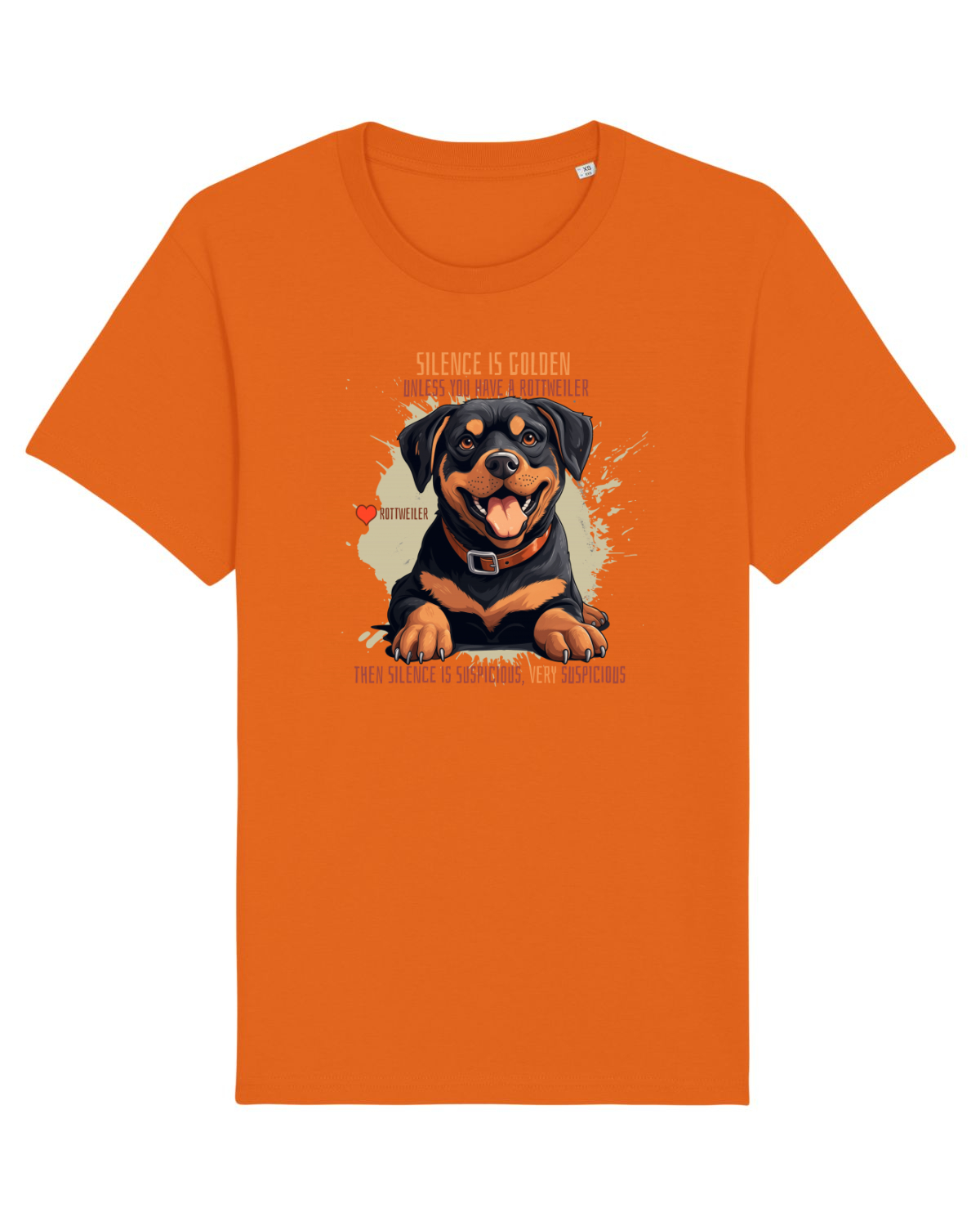 Tricou mânecă scurtă Unisex Rocker Bright Orange