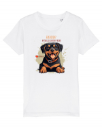 EXERCITII? AM INTELES CARTOFI PRAJITI - Rottweiller Tricou mânecă scurtă  Copii Mini Creator