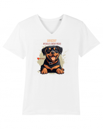 EXERCITII? AM INTELES CARTOFI PRAJITI - Rottweiller White