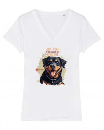 SORRY I`M LATE - Rottweiller White