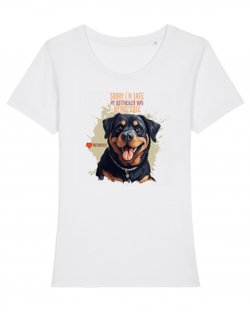 SORRY I`M LATE - Rottweiller White