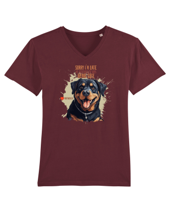 SORRY I`M LATE - Rottweiller Burgundy