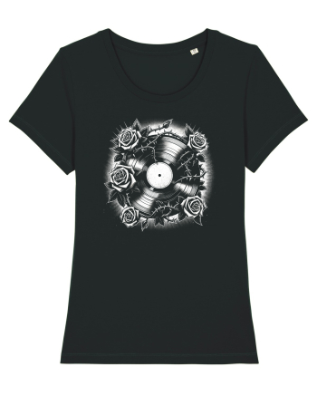 Rose vynil  Black