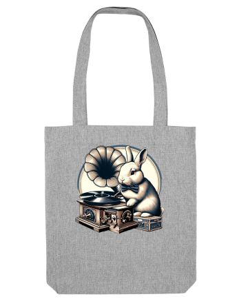 Vintage Easter Rabbit Heather Grey