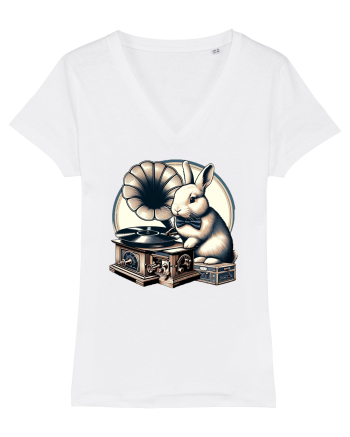 Vintage Easter Rabbit White