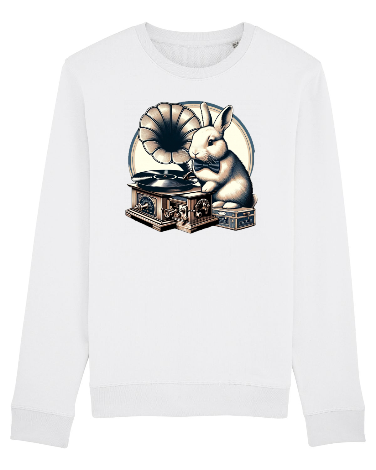 Bluză mânecă lungă Unisex Rise White