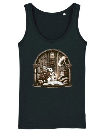 Vintage Steampunk Easter Rabbit Black