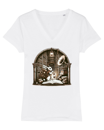 Vintage Steampunk Easter Rabbit White