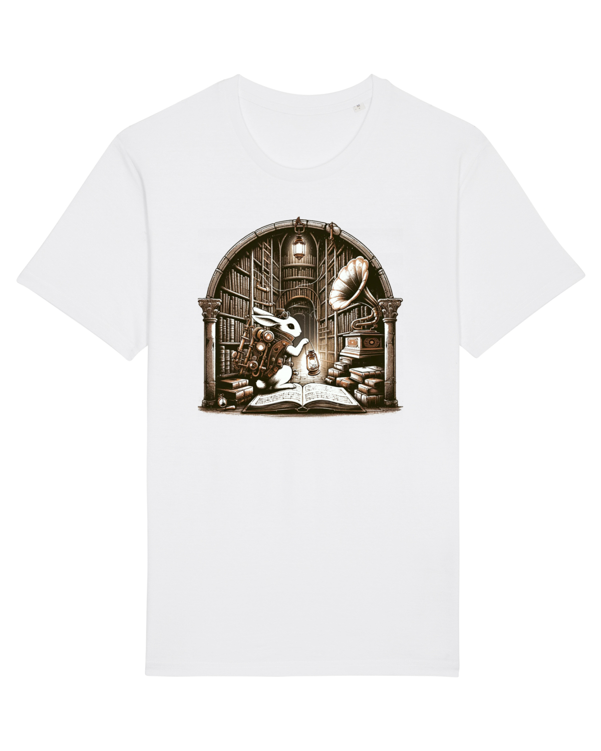 Tricou mânecă scurtă Unisex Rocker White