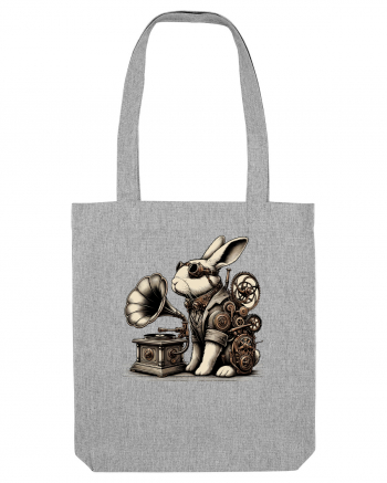 Vintage Steampunk Easter Rabbit Heather Grey