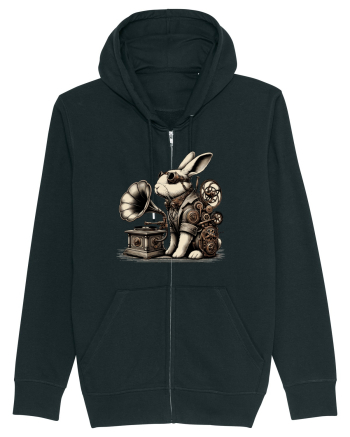 Vintage Steampunk Easter Rabbit Black
