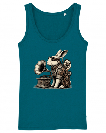 Vintage Steampunk Easter Rabbit Ocean Depth