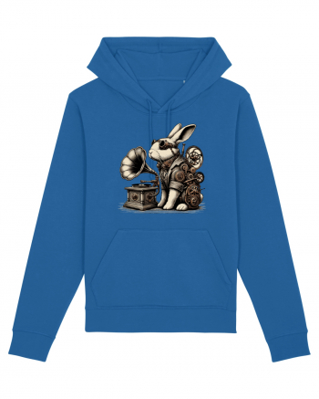Vintage Steampunk Easter Rabbit Royal Blue