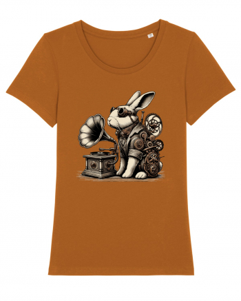 Vintage Steampunk Easter Rabbit Roasted Orange