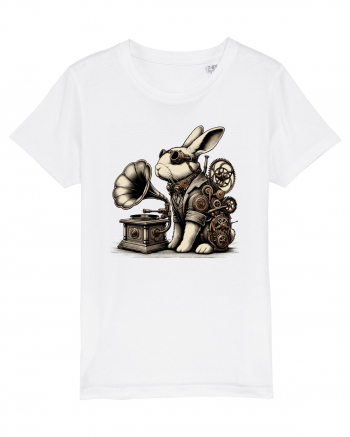 Vintage Steampunk Easter Rabbit White
