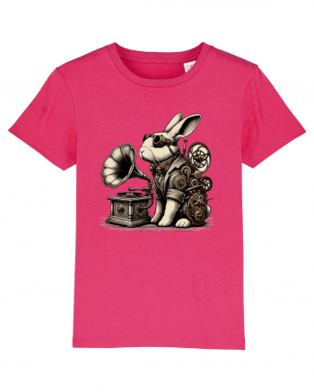 Vintage Steampunk Easter Rabbit Raspberry