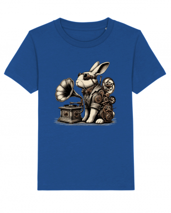 Vintage Steampunk Easter Rabbit Majorelle Blue