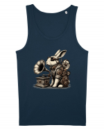 Vintage Steampunk Easter Rabbit Maiou Bărbat Runs