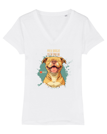PREA DRAGUT CA SA SPUI NU - Amstaff White