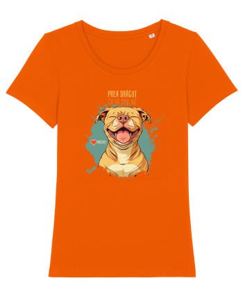 PREA DRAGUT CA SA SPUI NU - Amstaff Bright Orange