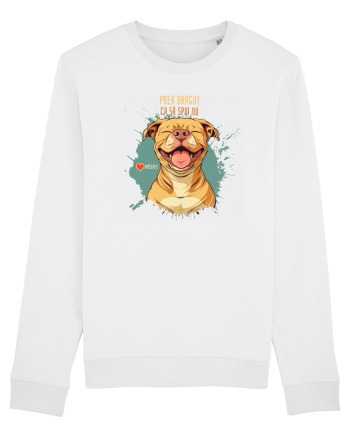 PREA DRAGUT CA SA SPUI NU - Amstaff White