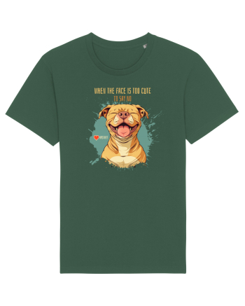 TOO CUTE TO SAY NO - Amstaff Bottle Green