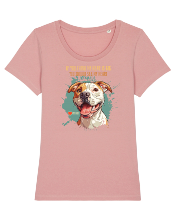 IF YOU THINK MY HEAD IS BIG - Amstaff Canyon Pink