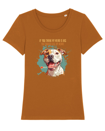 IF YOU THINK MY HEAD IS BIG - Amstaff Roasted Orange