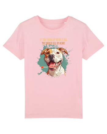 IF YOU THINK MY HEAD IS BIG - Amstaff Cotton Pink