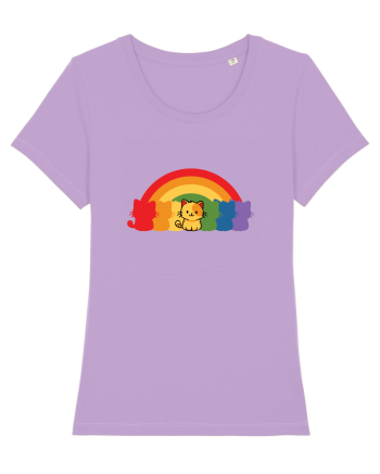Rainbow Cat Lavender Dawn
