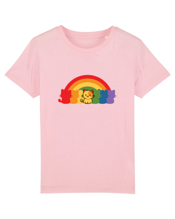 Rainbow Cat Cotton Pink
