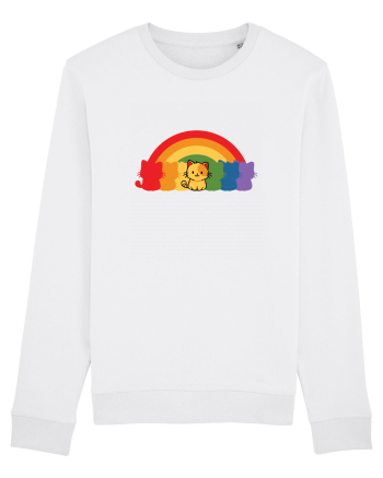 Rainbow Cat White