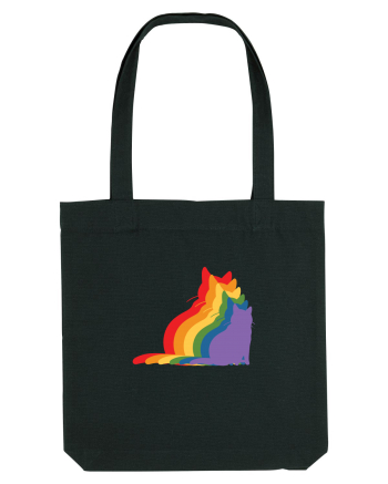 Rainbow Cat Black